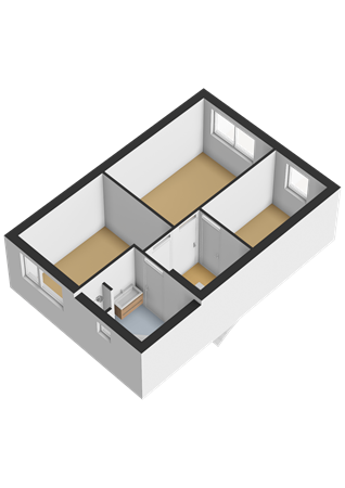 Floorplan - Berkenstraat 20, 3752 CS Bunschoten-Spakenburg